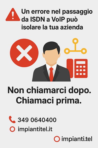 Passaggi di Tecnologia sbagliati