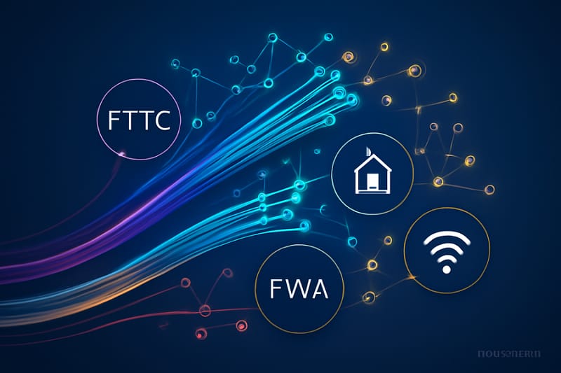 FTTC, FTTH, FWA
